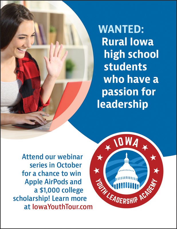 Iowa Youth Leadership Academy ad