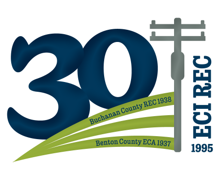 ECI REC 30 Years logo