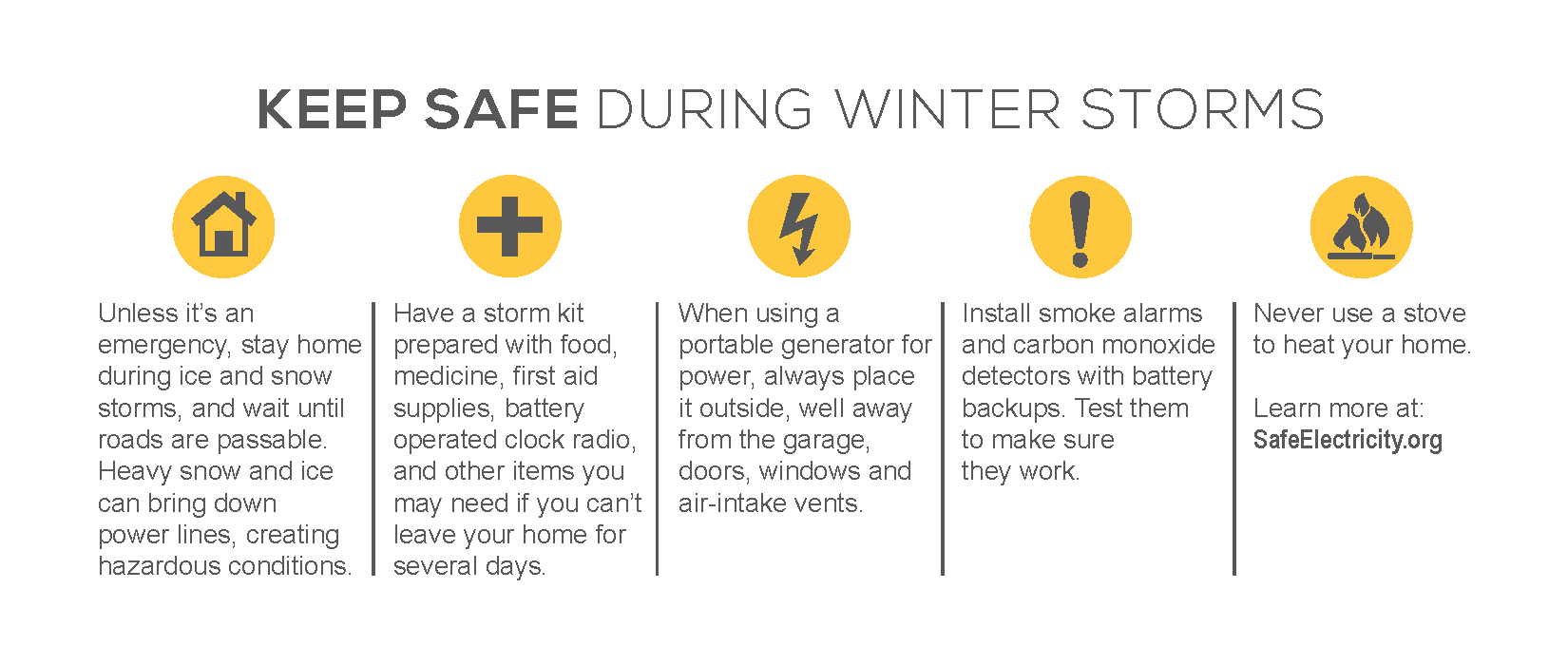 Keep Safe During Winter Storms