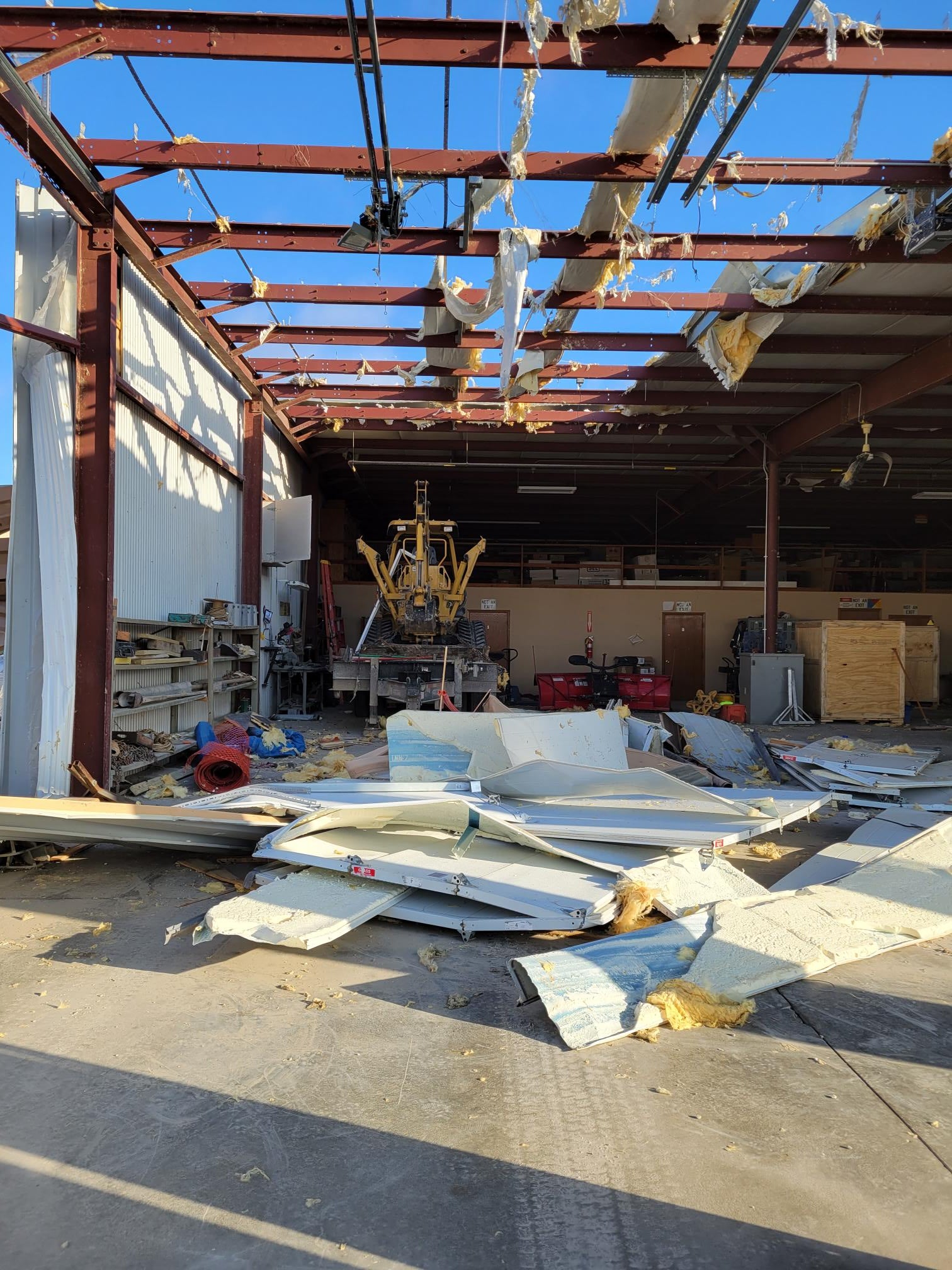 Vinton Op Center March 5, 2022 Storm Damages